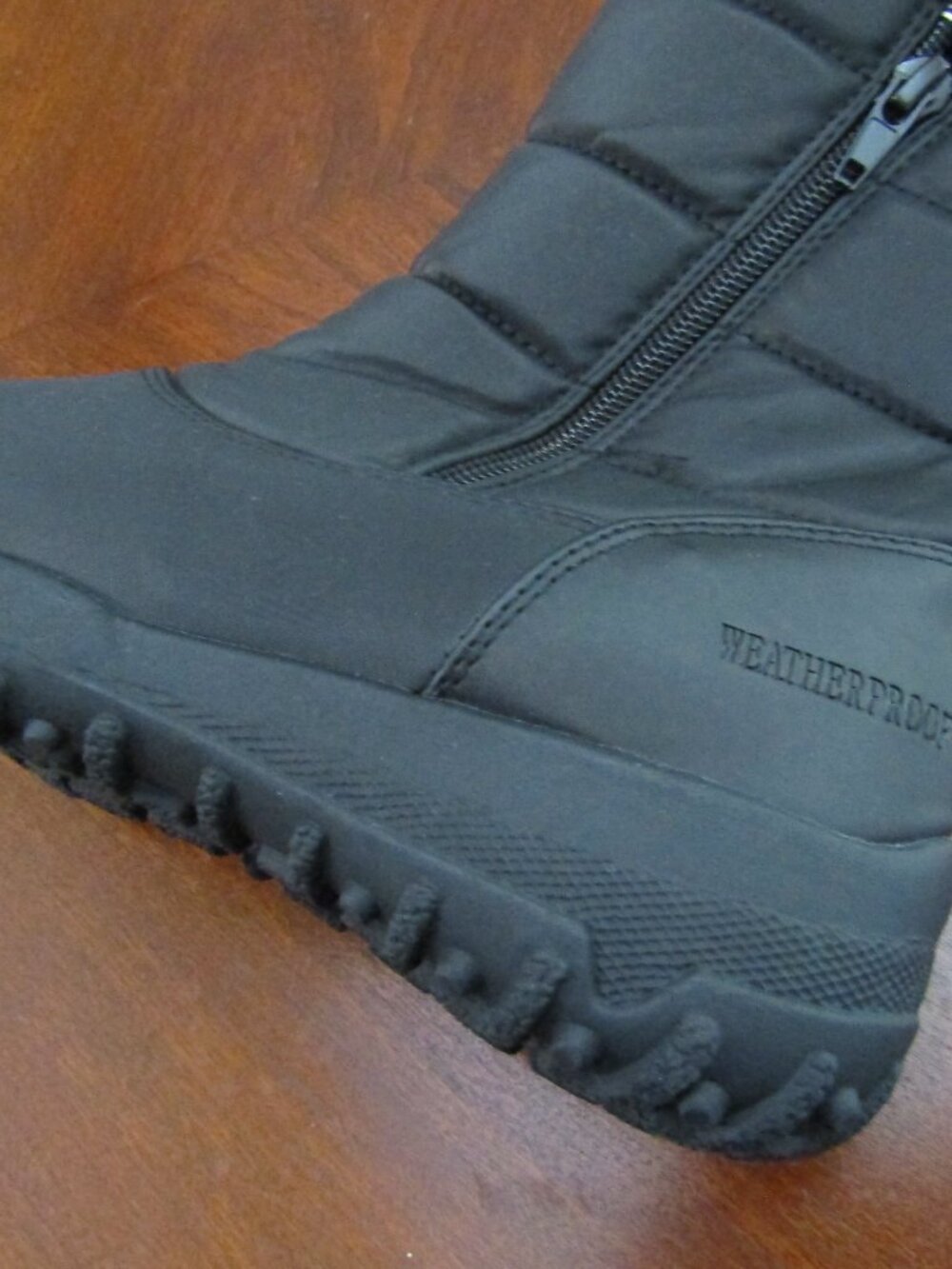 NEW Weatherproof Black Boots Size 6M